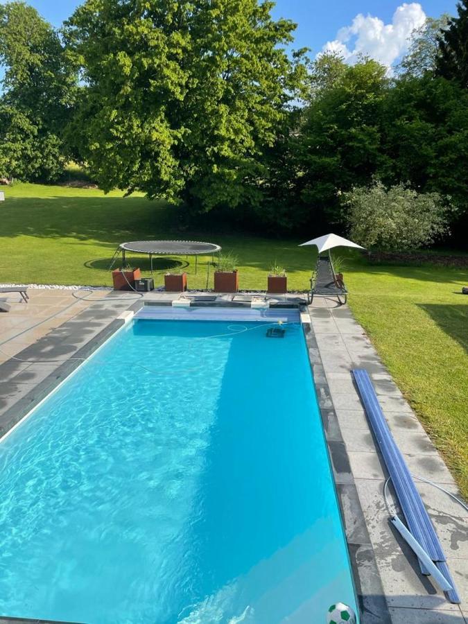 Appartement 5 Personnes Avec Acces Piscine Et Jacuzzi Villers-la-Ville Bagian luar foto